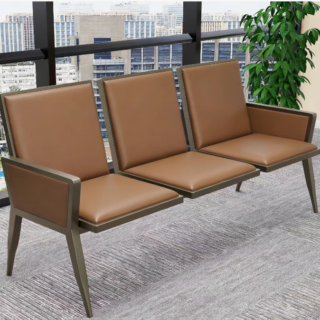 3-Seater Executive Wooden Office Seating
